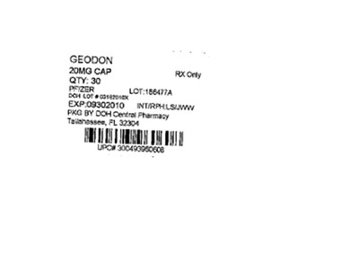 Principal Display Panel (20 mg Label)